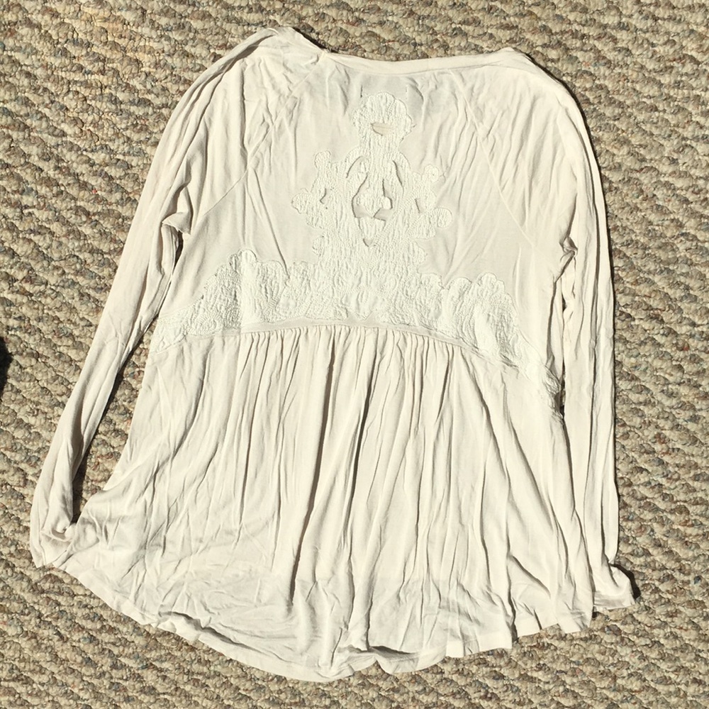 Long sleeve white shirt